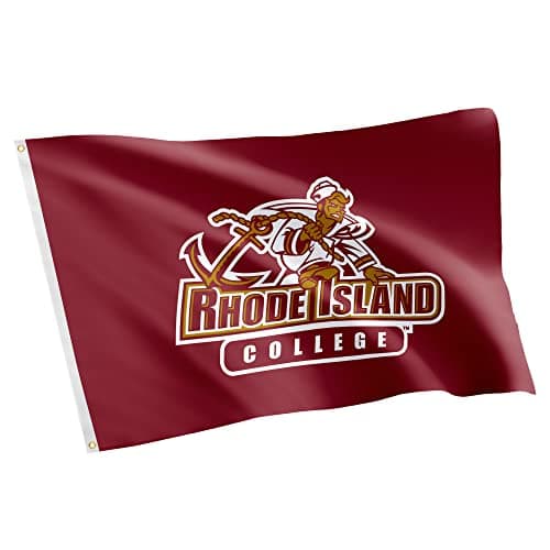 Desert Cactus Rhode Island College RIC Flag - 3 x 5 Feet Anchormen Banner, Indoor/Outdoor Durable Fabric, 100% Polyester Design (Style 1)