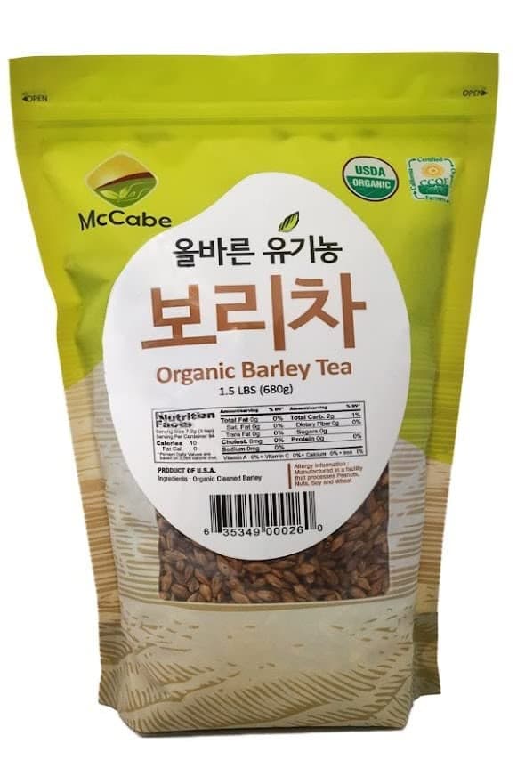 McCabe Organic Barley Tea Rich with Fiber Minerals USDA and CCOF Certified Organic Tea Product of USA 15 Lbs
