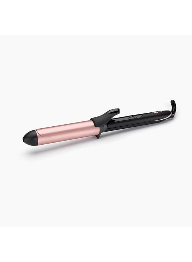 Hair Curling Iron Extensive Wide Reach 32mm Curling Tong Barrel Ultra-Fast Heat With Led And 6 Temperature Setting 160°C-210°C 2.5m Ceramics Swivel Cord Rose Quartz
