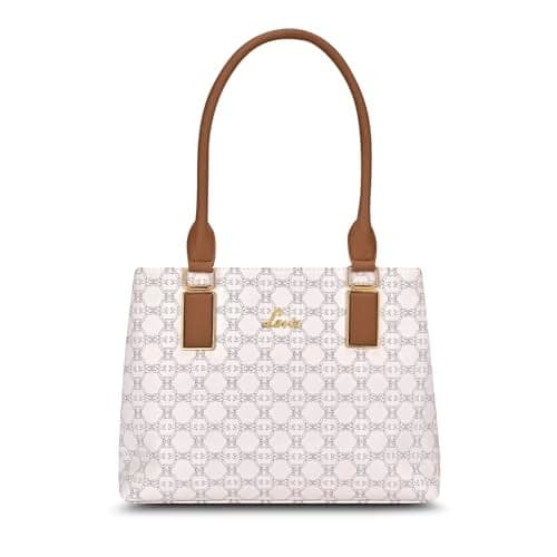 Lavie Women's Zabby 2C Monoprint Satchel Bag for Women | Satchel Handbag for Work | Ladies purse | Stylish Shoulder Bag | Gift For Ladies