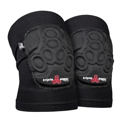 Triple Eight Covert Knee Pads – Ideal for Roller Skating, Biking, BMX, and Skateboarding