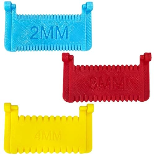 2025 Upgrade Template for Sewing 3 Sizes NonSlip Stitching Guide Tool with Clips for Fixed Fabric and Consistent Stitches