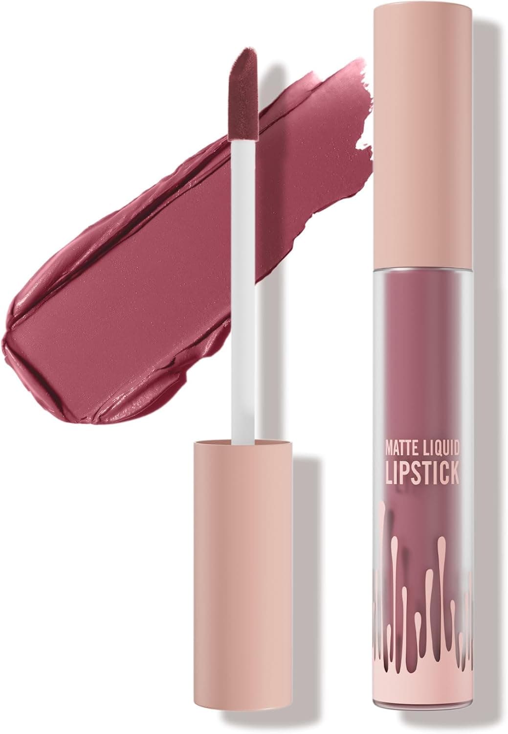 Lipstick Long Lasting Matte High Pigmented Liquid Lipsticks with Creamy Velvet Texture Non Drying Long Lasting CrueltyFree Matte Lipstick 01 Mauve
