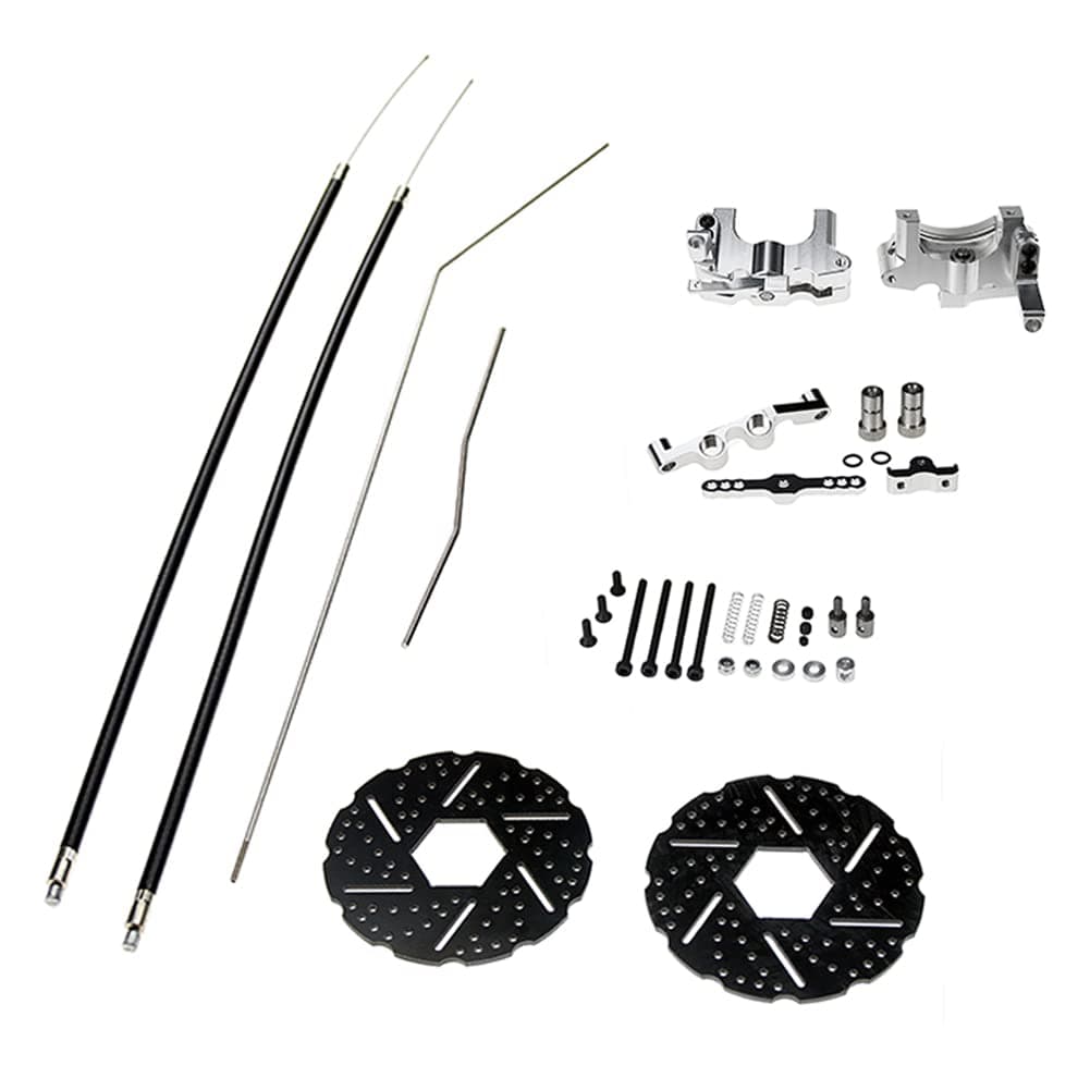 FLMLF Front Wheel Cable Brake system Set For 15 HPI Baja 5B 5T SS 5SC ROVAN KM 10 20