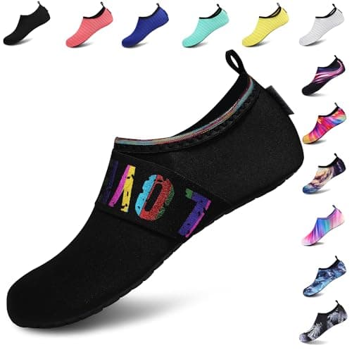 VIFUUR Water Sports Unisex Shoes LoveBlack - 7.5-8.5 Women/6-7 Men