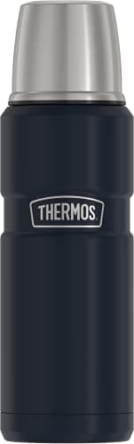 THERMOS Stainless King VacuumInsulated Compact Bottle 16 Ounce Midnight Blue