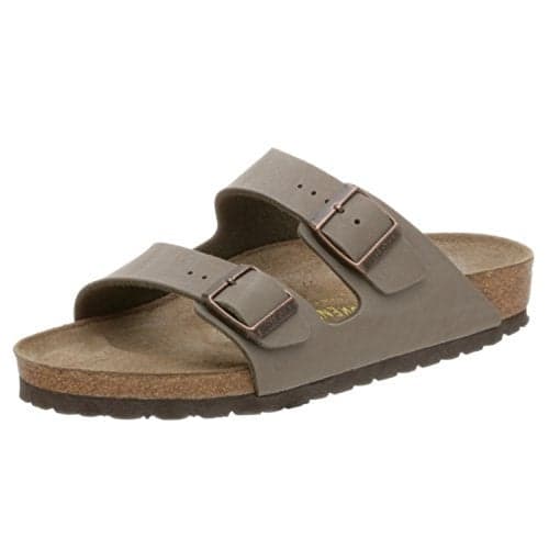 Birkenstock Unisex Arizona Sandal,Stone Birkibuc,38 M EU