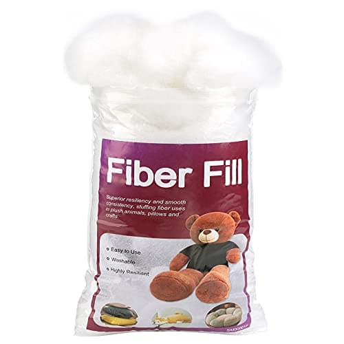 BUTUZE 529oz150g Polyfill Stuffing Fiber Fill White Premium Fiberfill Stuffing for Craft High Resilience Crochet Stuffing Stuffing for Stuffed Animals Cotton Batting Recyclable