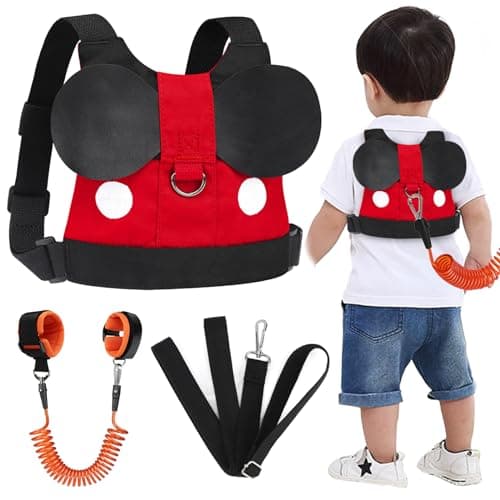 Accmor Toddler Leash Harness Child Harness Baby Leash AntiLost Wrist Link Cute Kids Harness with Walking Assistant Strap Belt Tether for 15 Years Boys and Girls to Zoo or Mall