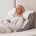 Ruqmuis 3PCS Wedge Pillow Set for After Surgery Adjustable Back Pillow for Bed Sitting up Acid Reflux Bed Wedge Pillow Headboard for Sleeping Snoring Orthopedic Pillow for Post Surgery White