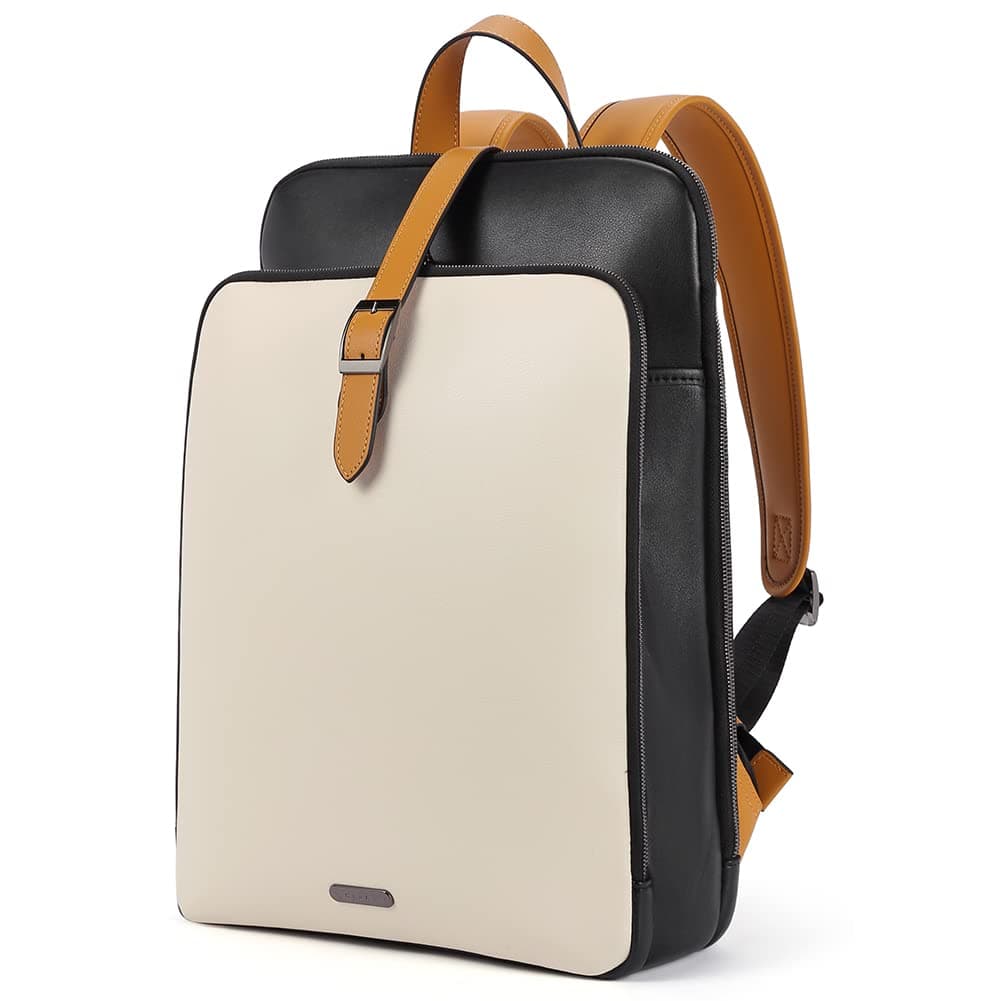 CLUCI Leather Backpack for Women 156 inch Laptop Bag Large Genuine Work Backpack Travel Back