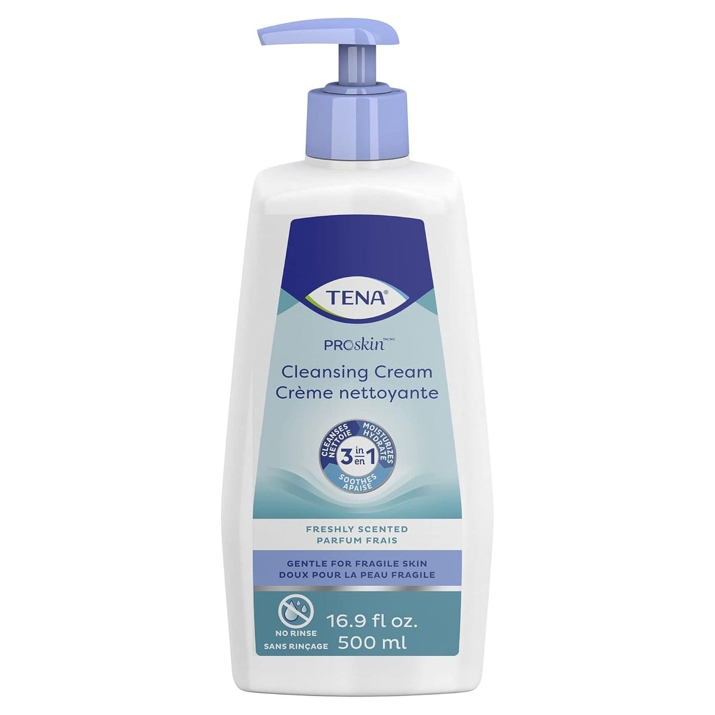 TENA ProSkin Cleansing Cream Cream RinseFree Body Wash Tube Mild Scent 169 oz 64430 1 Ct