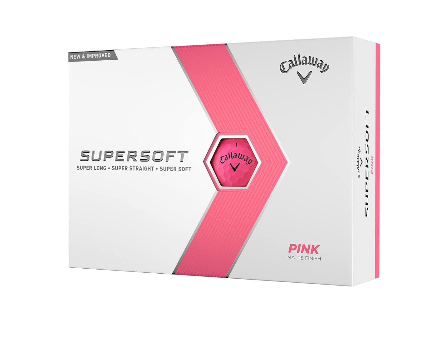 Callaway Golf Supersoft Golf Balls (2023 Version, Pink)