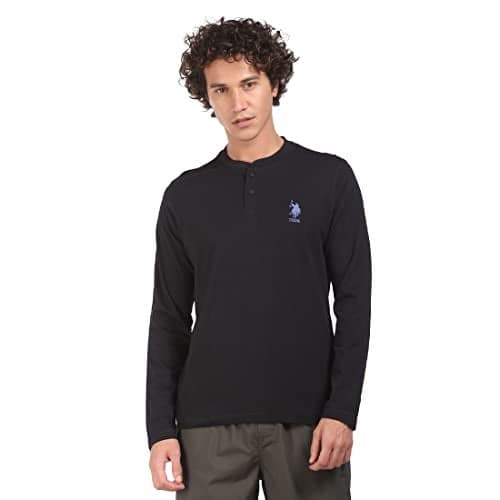 U.S. POLO ASSN. Men's Cotton Regular Fit T-Shirt (I694-PL_Lead, Grey, 2XL