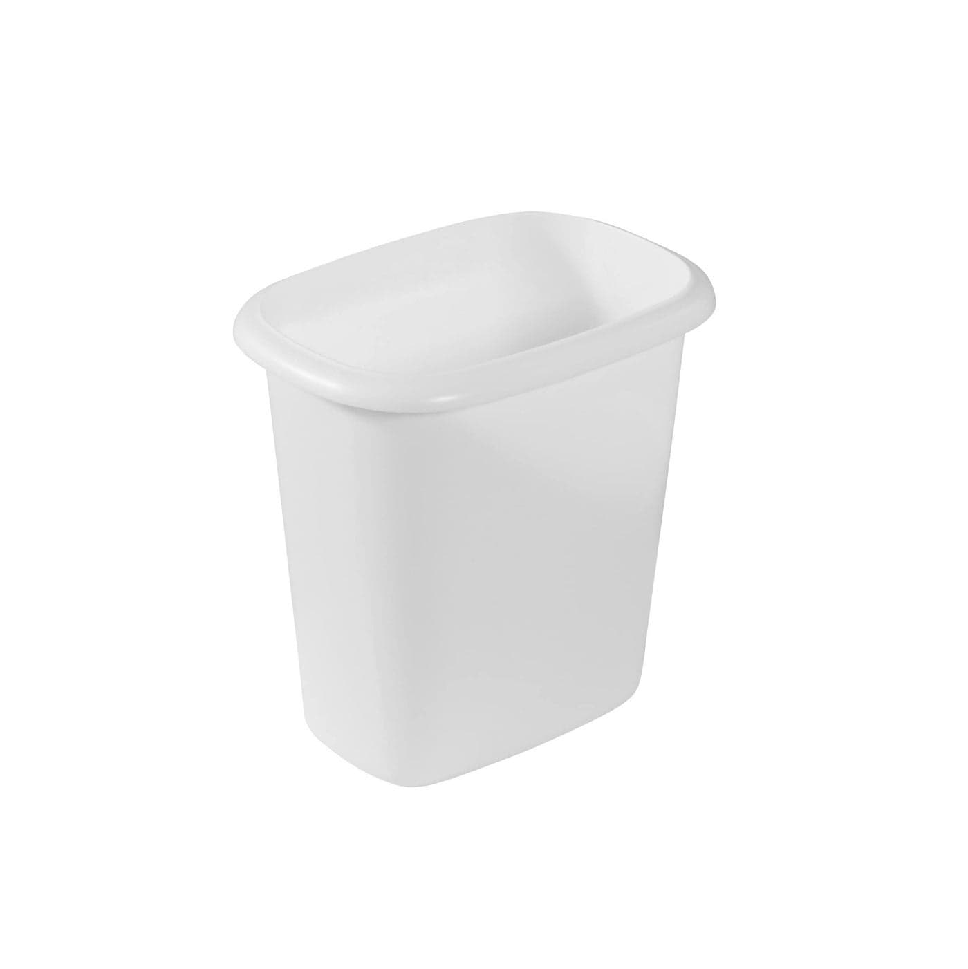 Rubbermaid Vanity Trash Can Wastebasket 6.0 (FG295300WHT), 6-quart, White