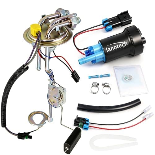 Lanotech 450LPH Fuel Pump Hanger & Sending Unit for 73-91 Chevy GMC C10 K10 C20 K20 C30 K30 Truck – LS/LT Swap, AN Fittings, E85, In-Tank Electric Pump Kit