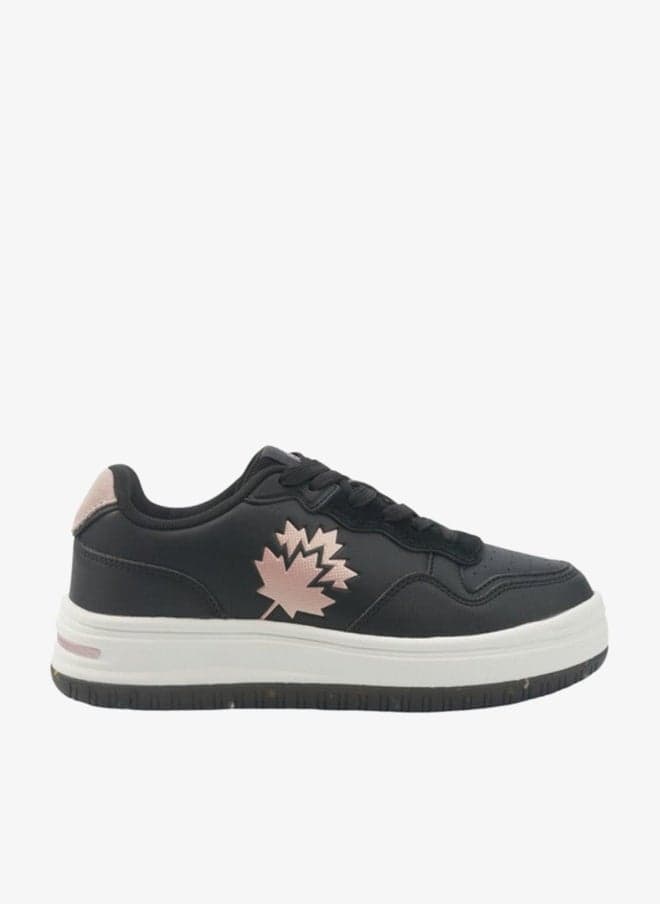 Women's Logo Detail Lace-Up Sneakers — 38 EU
