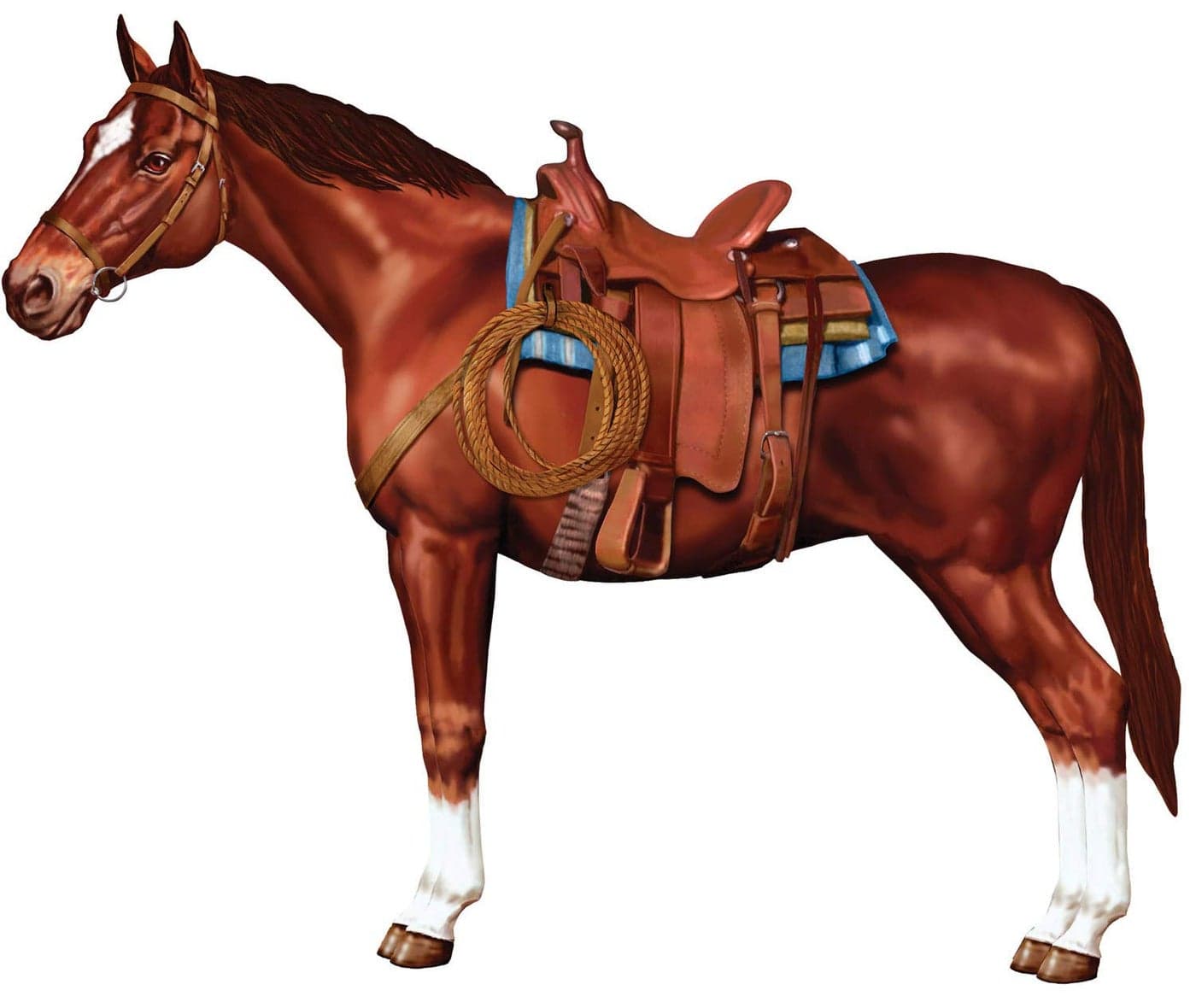 Jointed Horse Party Accessory 1 count 1Pkg