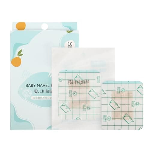 NUOBESTY 10Pcs Baby Belly Navel Patches Belly Button Shaper for Newborns Waterproof Hypoallergenic Navel Patch for Swimming Bathing Healing Soft Infant Abdominal Binder 012 Months