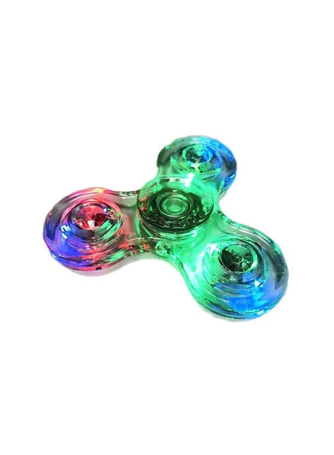 LED Light Hand Spinner with Switch Plastic EDC Hand Spinner for Autism and ADHD Relief Focus Anxiety Stress Toys Gift
