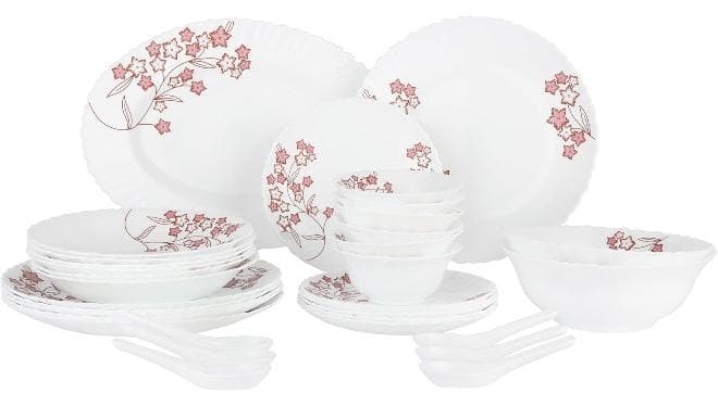 33 Pieces Opalware Dinner Set