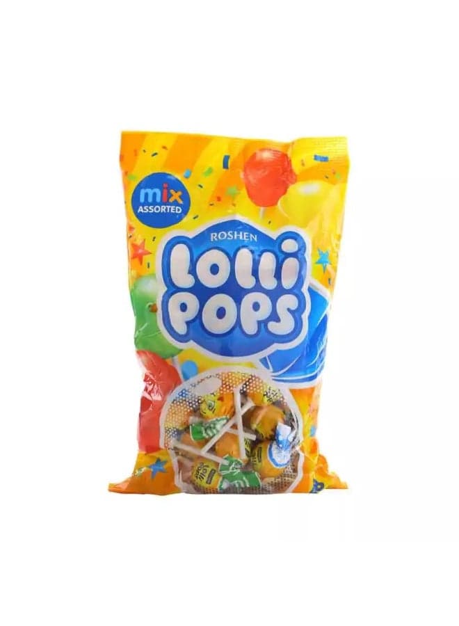 Roshen Lolli Pops Mix Assorted Lollypops Candy- 920gms
