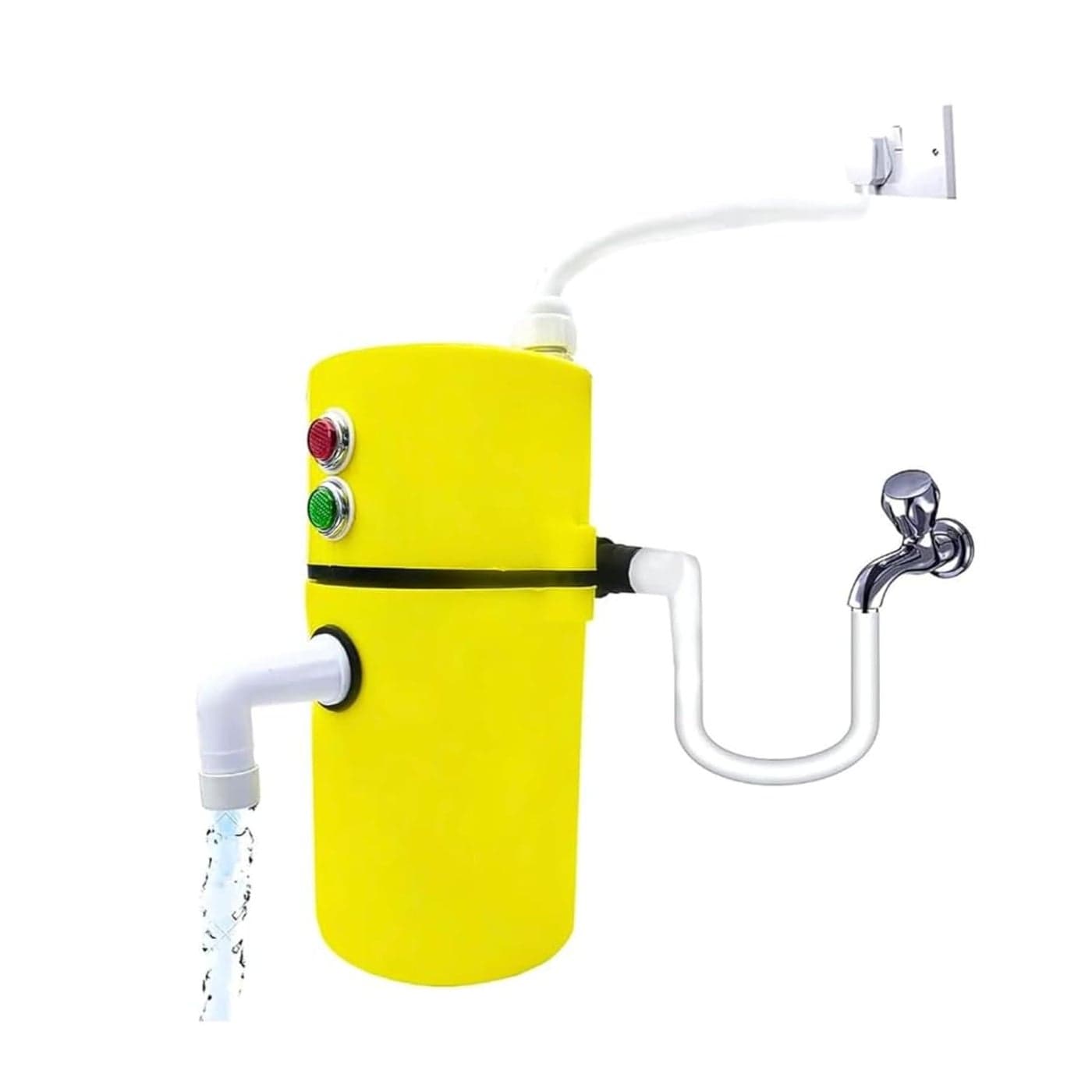 Drumstone Mini Portable Instant Water Heater Fast Heating EnergySaving Auto CutOff Compact Durable for Home Kitchen Bathroom Etc