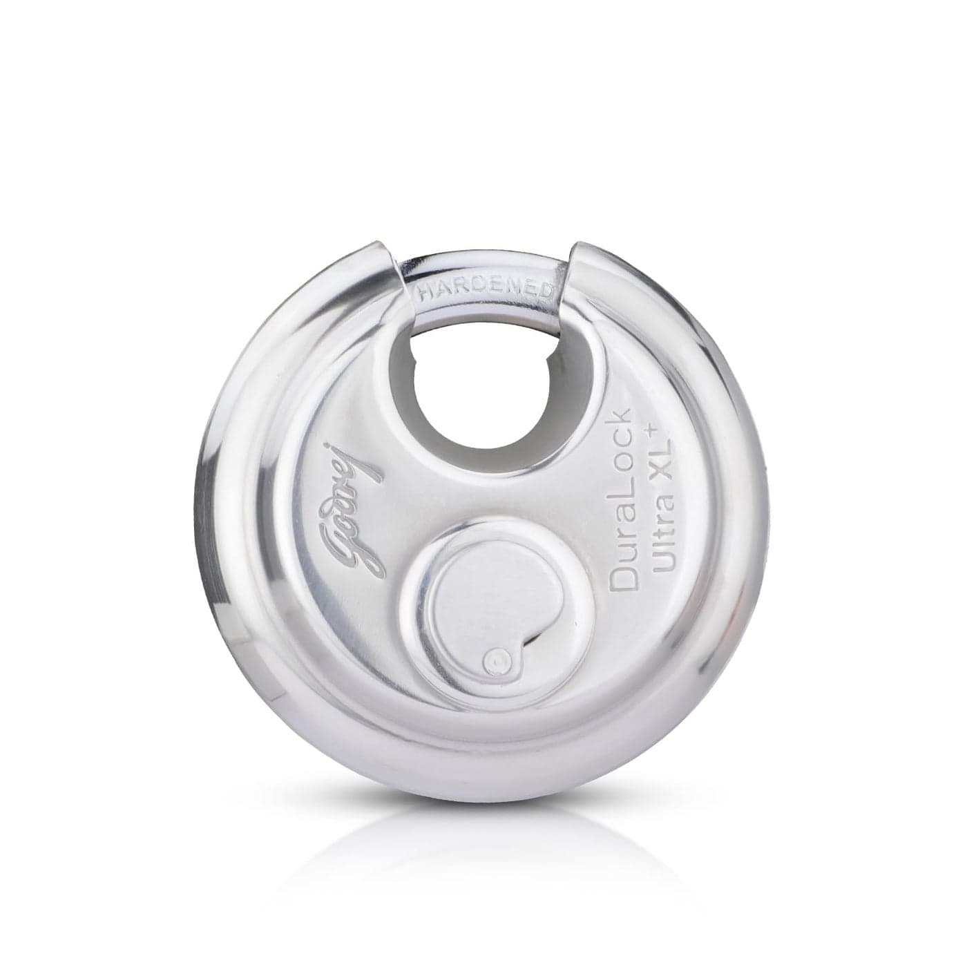 Godrej Locks 4066 Ultra xl duralock padlock 70mm with 3 keys Silver Painted Finishsmall sizePack of 1Steel