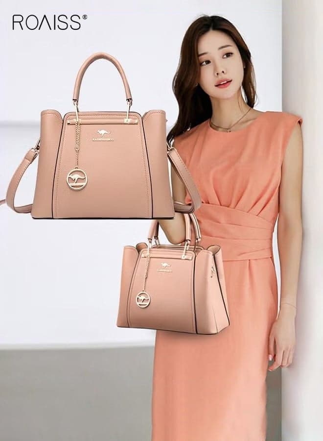 Leather Women Shoulder Bag Women's Handbag Elegant Leather Bag Waterproof Handbag Shoulder Bag Women Large Capacity Bag