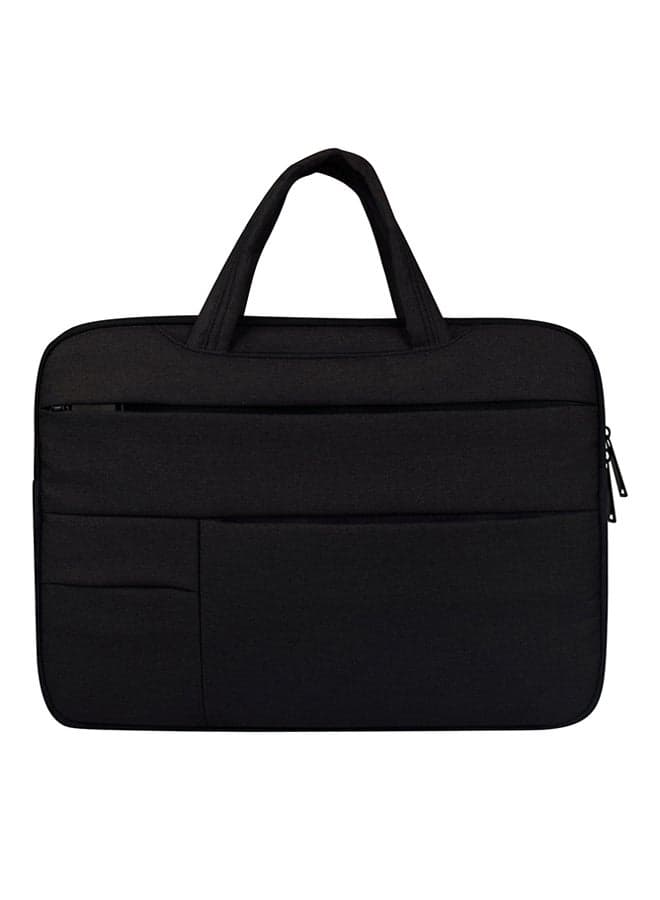 Polyester Laptop Bag For Macbook With Handle Black