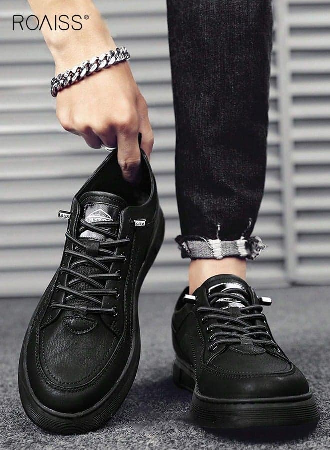 Men Stylish Sneakers, Low Top Slip on Board Shoes, Casual Versatile Shoes for Men, Comfy Sports Shoes with Non-slip Soles, Suitable for Daily Wear and Outdoor Activities