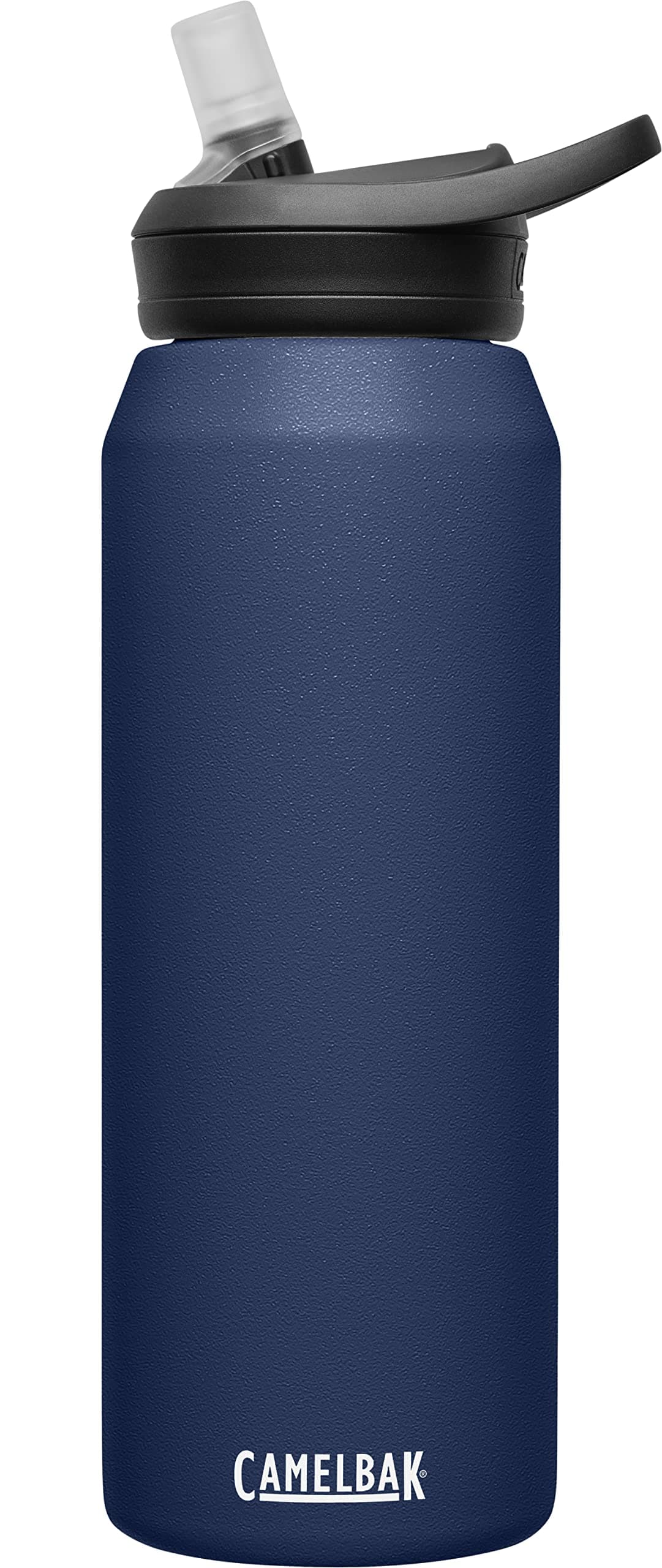 CamelBak eddy+ Water Bottle with Straw 32oz - Insulated Stainless Steel, Navy