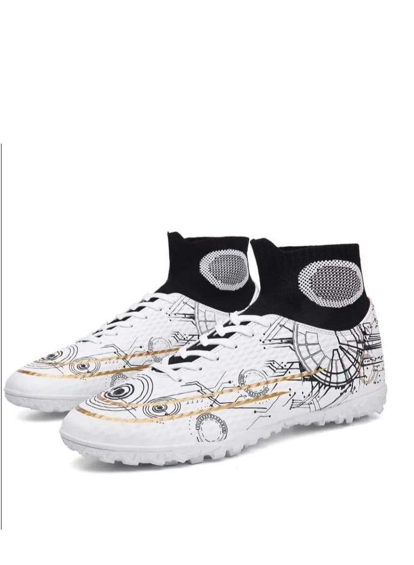 Football Shoes Male Broken Nail Primary Mandarin Duck Couple Artificial Grass Sports Size 42