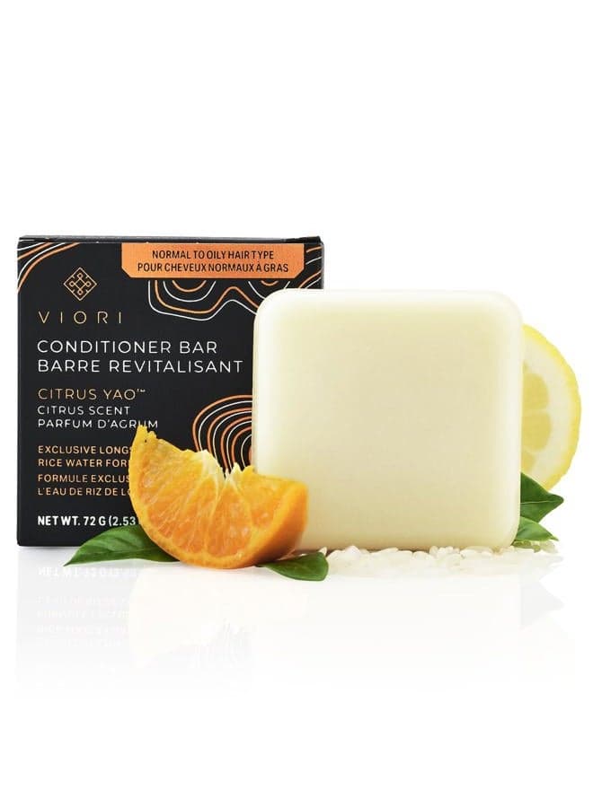 Citrus Yao Conditioner Bar Made with Rice Water - Handcrafted All Natural Organic Conditioner