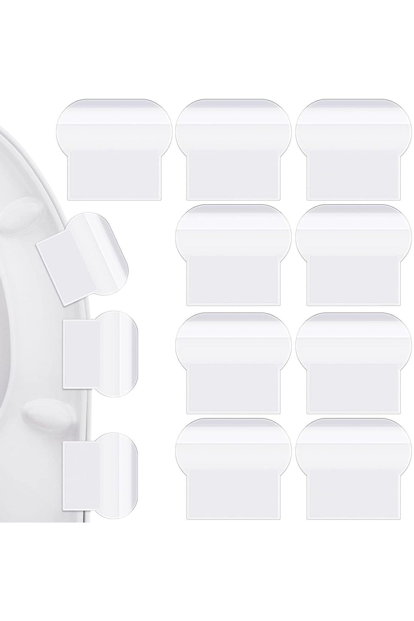 9 Pcs Toilet Seat Lifter Handle Toilet Lid Cover Lifter Toilet Seat Holder Avoid Touching Lift Tools Bathroom Accessories for Bathroom, Home Travel Office Hotel