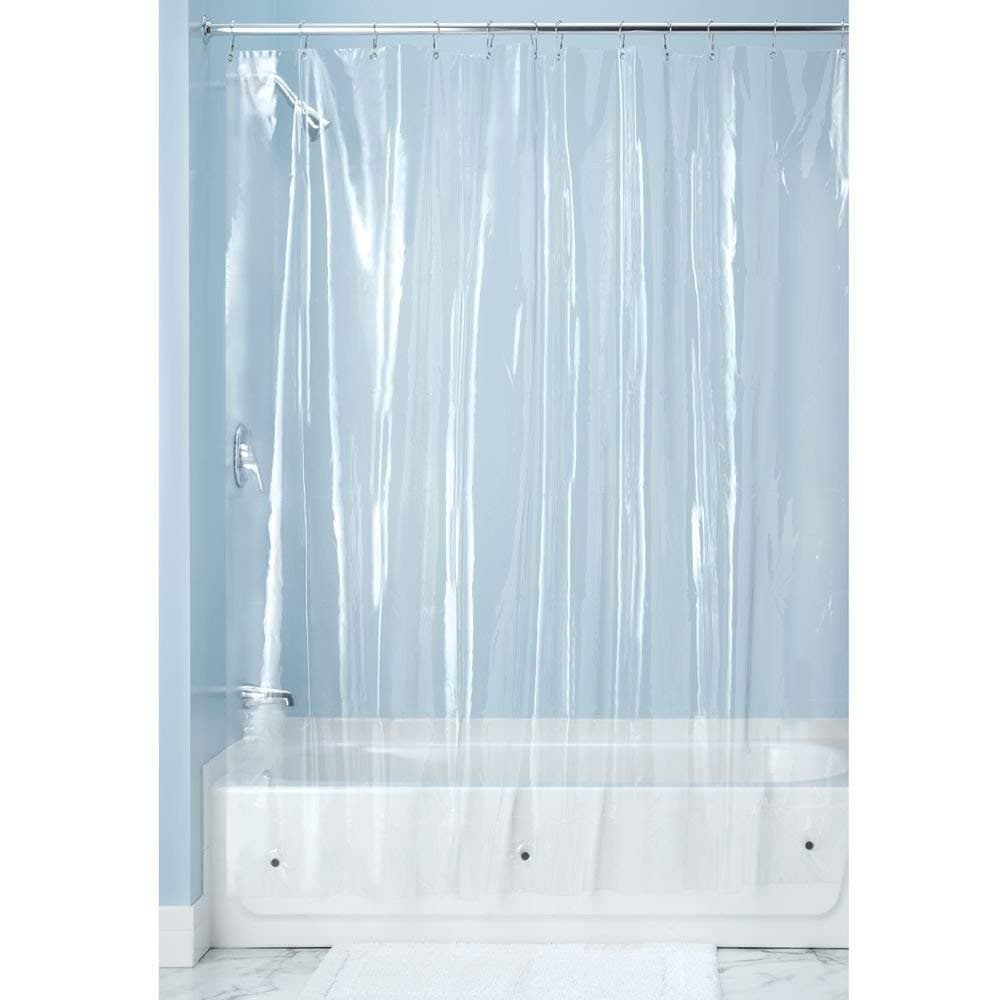 STITCHNEST PVC Transparent AC Curtain Water Proof Quick Water Release Curtain 7 Feet