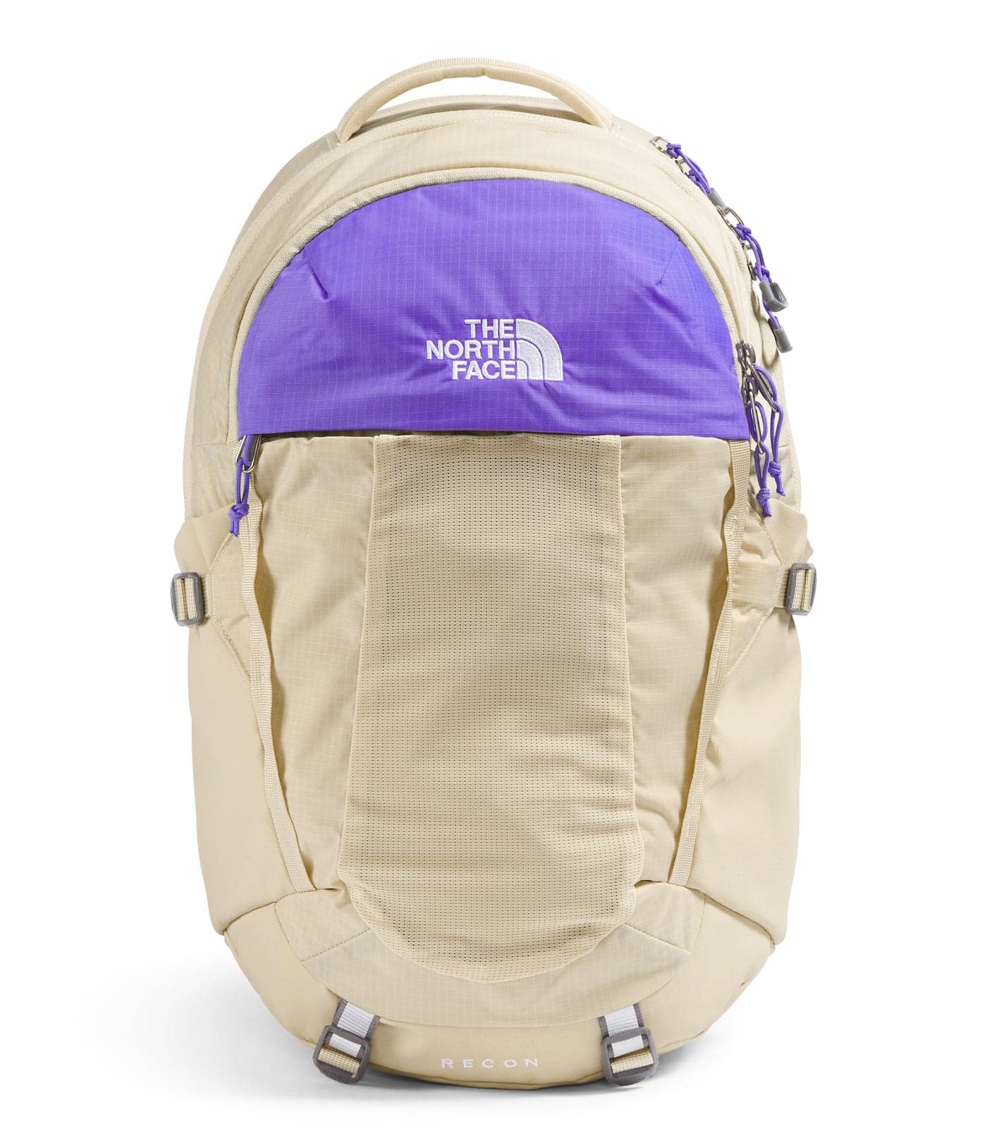 The North Face Women's Recon Everyday Laptop Backpack, Gravel/Optic Violet, One Size