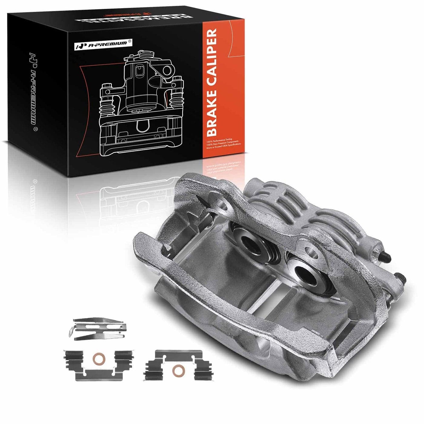APremium Disc Brake Caliper Assembly with Bracket Compatible with Cadillac Chevy GMC Models Escalade Avalanche Silverado 1500 Suburban Tahoe Sierra Yukon Yukon XL 1500 Rear Passenger