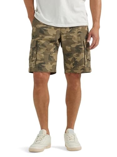 Lee Men's Extreme Motion Carolina Cargo Short, Native Camo, 34
