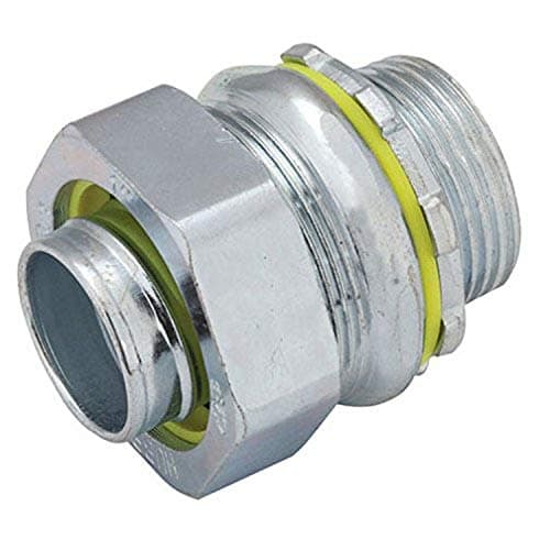 RACO 3405-8 Connector, Liquid Tight, Straight, Flex and Type B Flex, Uninsulated, 1-1/4-Inch