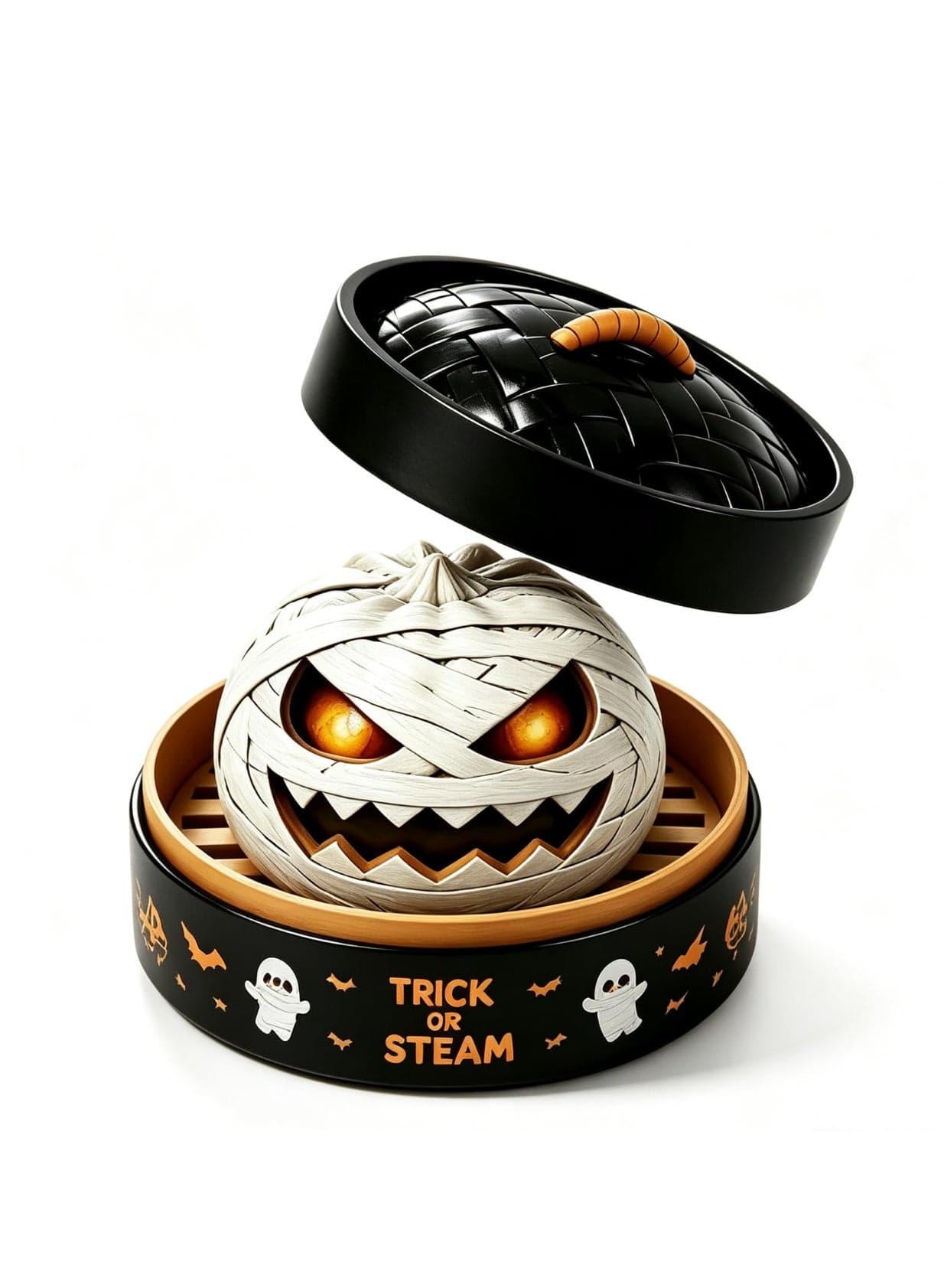 Squishy Stress Cube, Super Soft Slow Rising Fidget Squeeze Ball for Stress Relief (Halloween A)