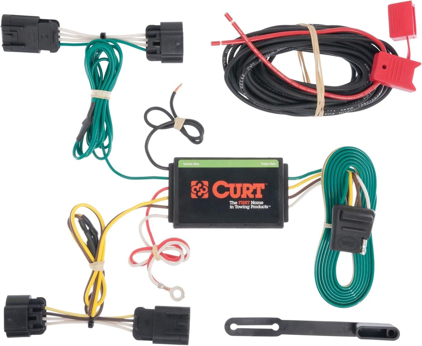 CURT 56179 Vehicle-Side Custom 4-Pin Trailer Wiring Harness