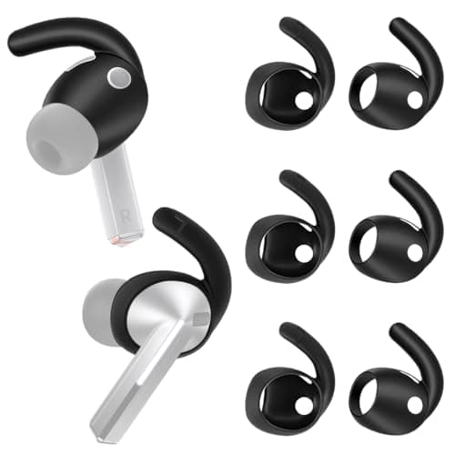 ZORBES® Compatible with Galaxy Buds 3 Pro, 3-Pairs Silicone Earbud Ear Tips, Replacement Silicone Ear Hooks Sport Earbud Ear Hooks