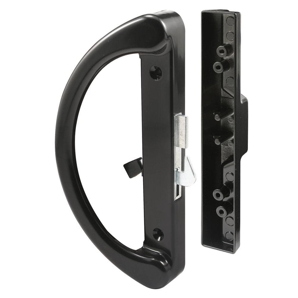 PrimeLine C 1252 Diecast Hook Latch Sliding Door Handle Black Single Pack