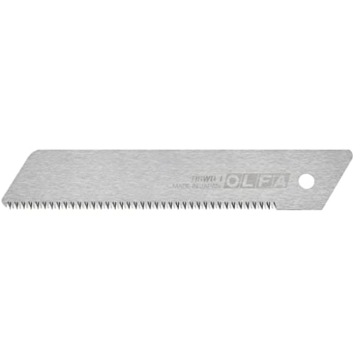 OLFA 25mm Extra Heavy Duty Saw Replacement Blade, 1 Blade (HSWB-1/1B) - Serrated Utility Knife Razor Blade Cutter Replacement Blade, Fits any 25mm Utility Knife