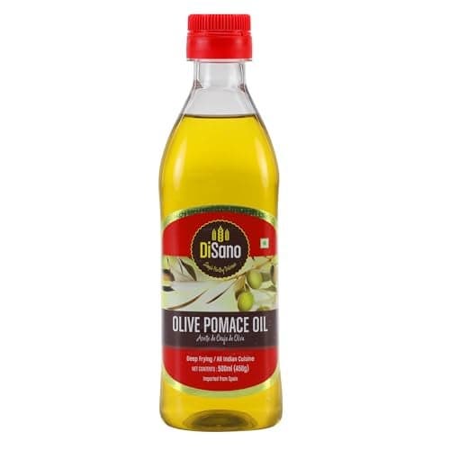 DiSano Olive Pomace Oil 500ml, Ideal for all Indian Cooking and Deep Frying