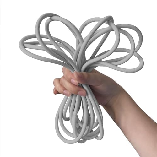 Backer Rod 1/4 Inch, 100' EPDM Rubber Caulk Saver Weather Stripping Backer Rod Foam Strip Rope Seal for Concrete Joints, Wall Cracks, Driveway and Joint Fillers(Gray, 100')
