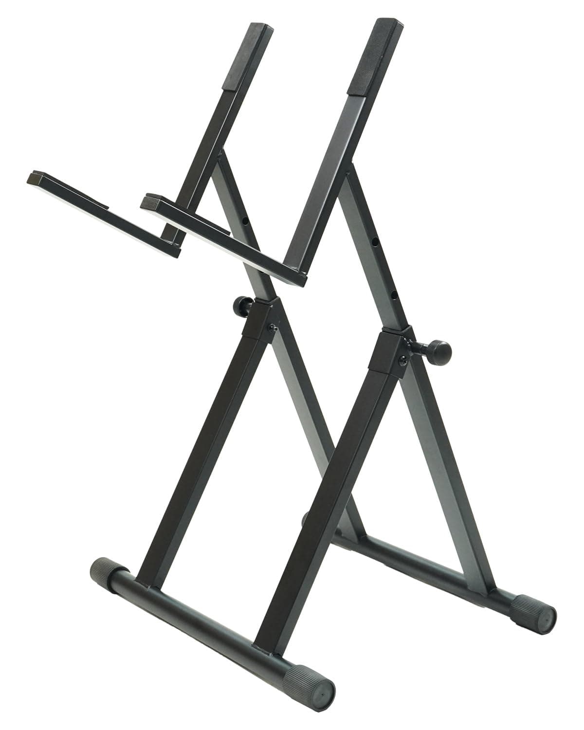 Stage Rocker Heavy Duty Amp Stand for Guitar and Bass, Stable 64° A-Frame Support for Heavy Duty Amps, 150 lbs Capacity, Adjustable Height 26–31", Black