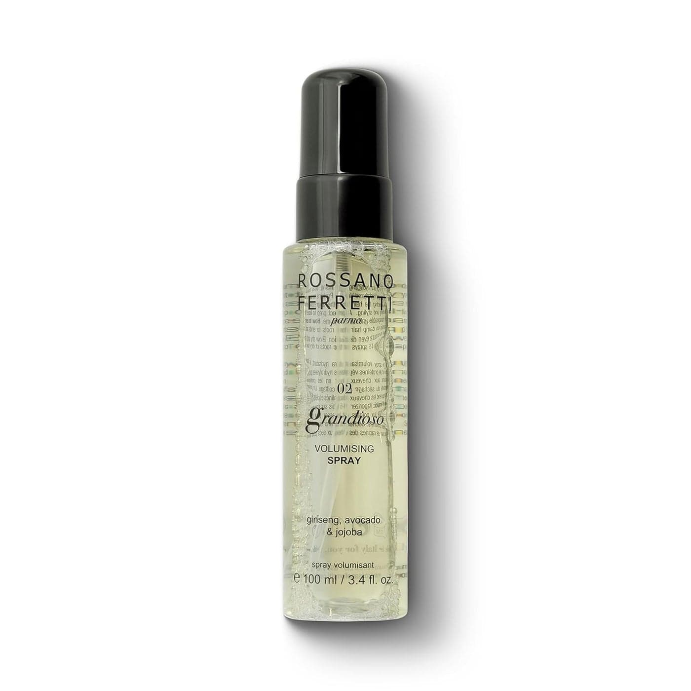 Grandioso Volumizing Spray RootLifting Volume Thickness and Bounce on Fine Hair Vegan Luxury Cruelty Free 34 Fl Oz