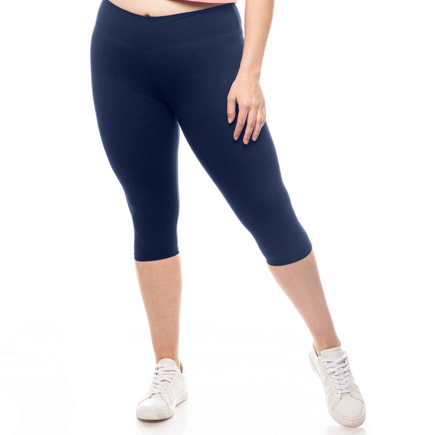 SATINA High Waisted Leggings for Women - Capri, Full Length, Fleece and with Pockets Women's Leggings - New